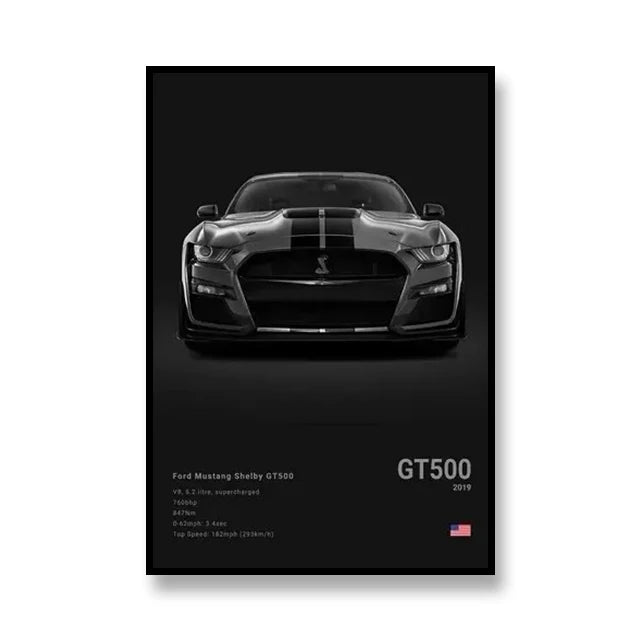 PedalPosters™ Ford Shelby GT500