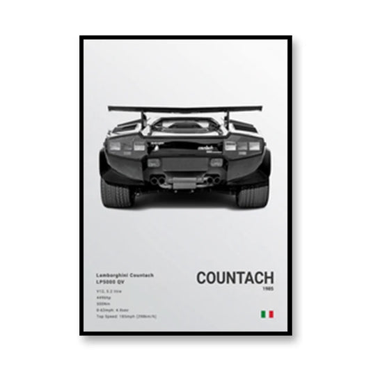 PedalPosters™ Lamborghini Countach