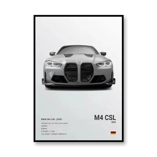 PedalPosters™ BMW M4 CSL