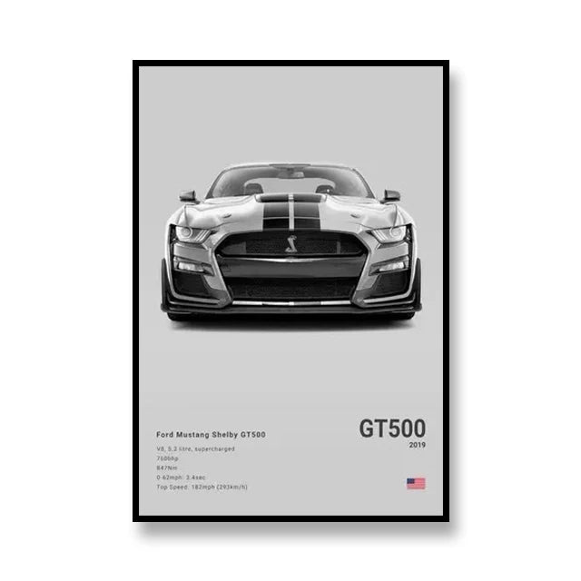 PedalPosters™ Ford Shelby GT500