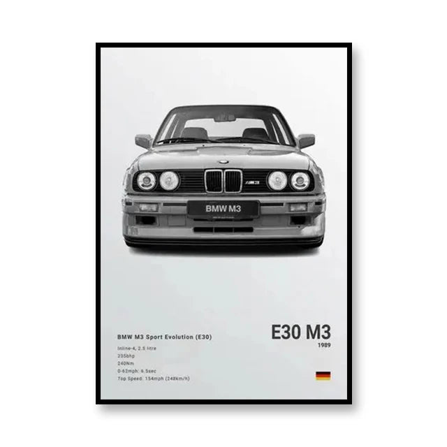 PedalPosters™ BMW E30 M3