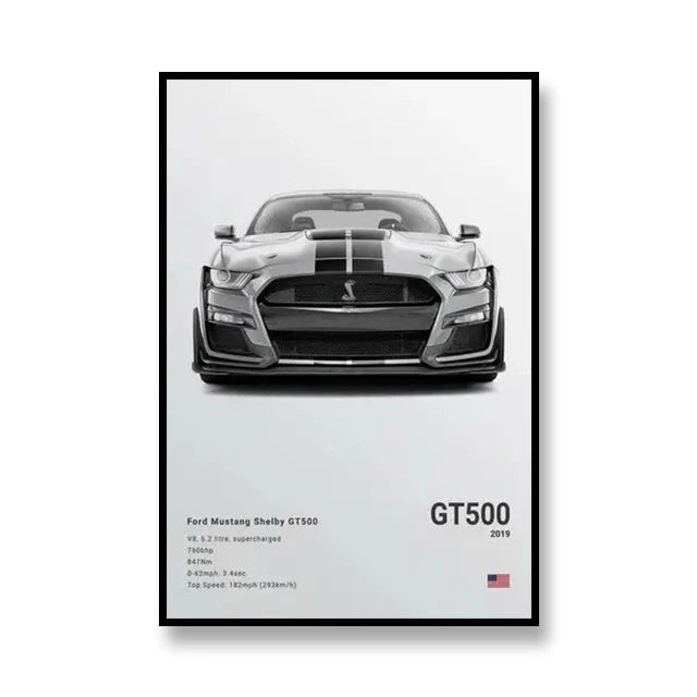 PedalPosters™ Ford Shelby GT500