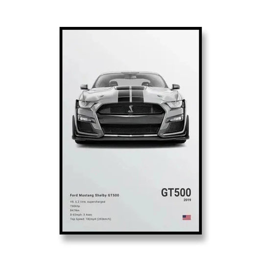 PedalPosters™ Ford Shelby GT500