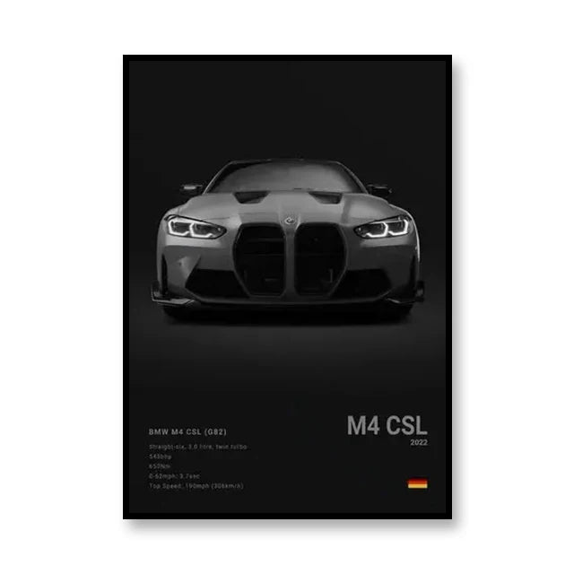 PedalPosters™ BMW M4 CSL