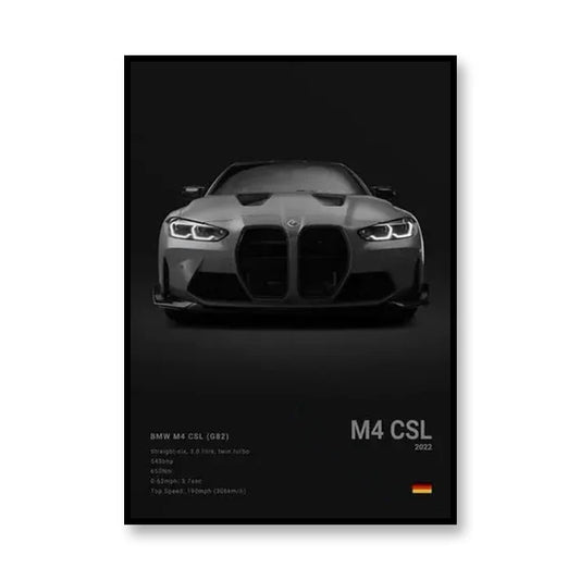 PedalPosters™ BMW M4 CSL