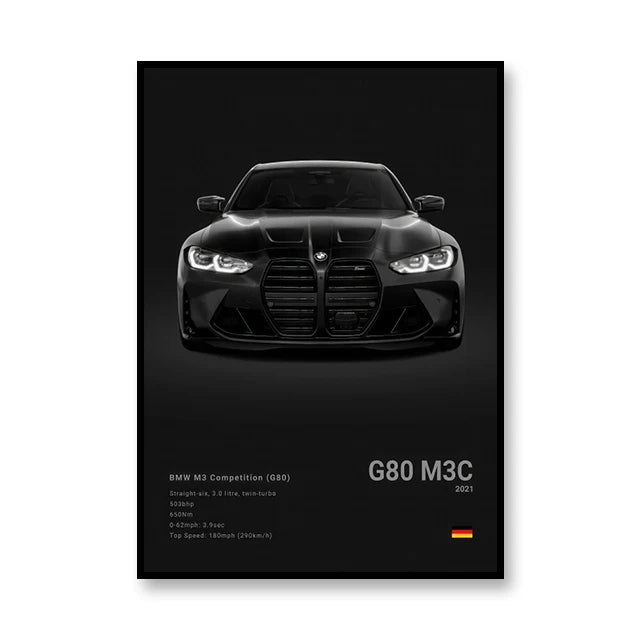 PedalPosters™ BMW G80 M3C Poster