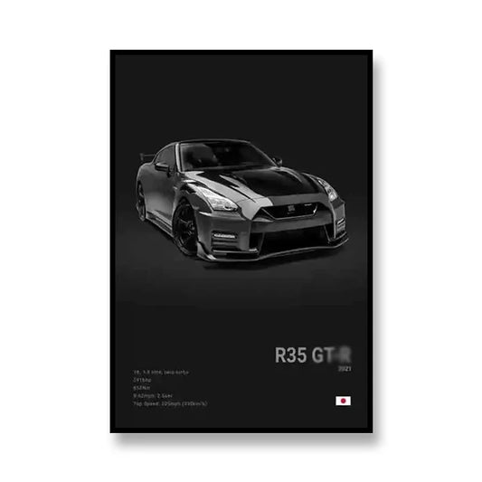 PedalPosters™ Nissan R35 GTR