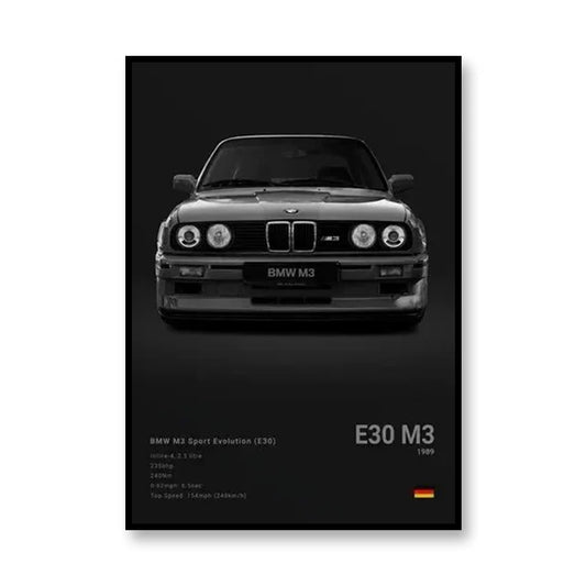 PedalPosters™ BMW E30 M3