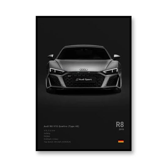 PedalPosters™ Audi R8