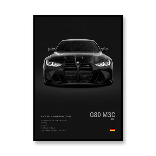 PedalPosters™ BMW G80 M3C Poster